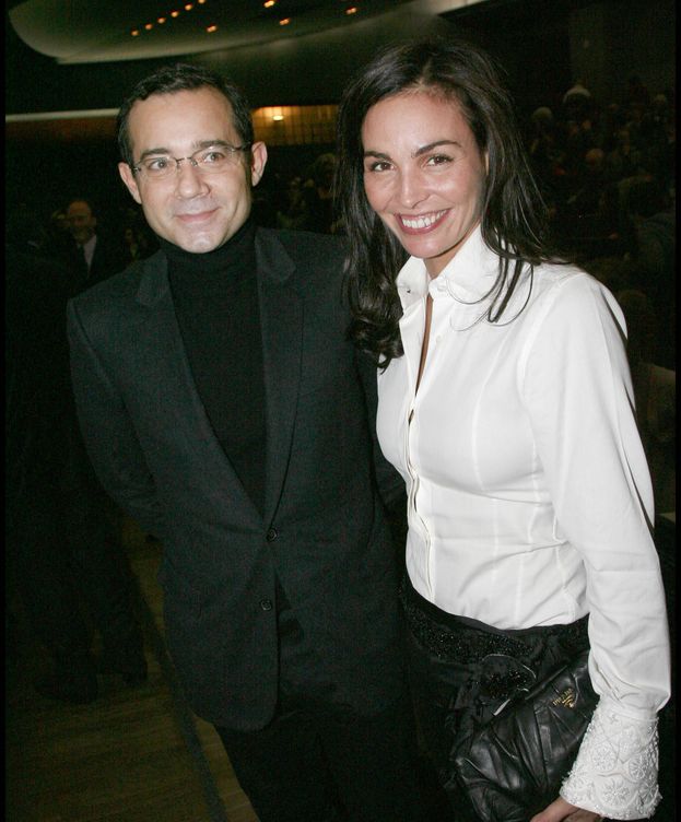 Foto:  Inés Sastre, con Jean-Luc Delarue, en 2009. (Getty)