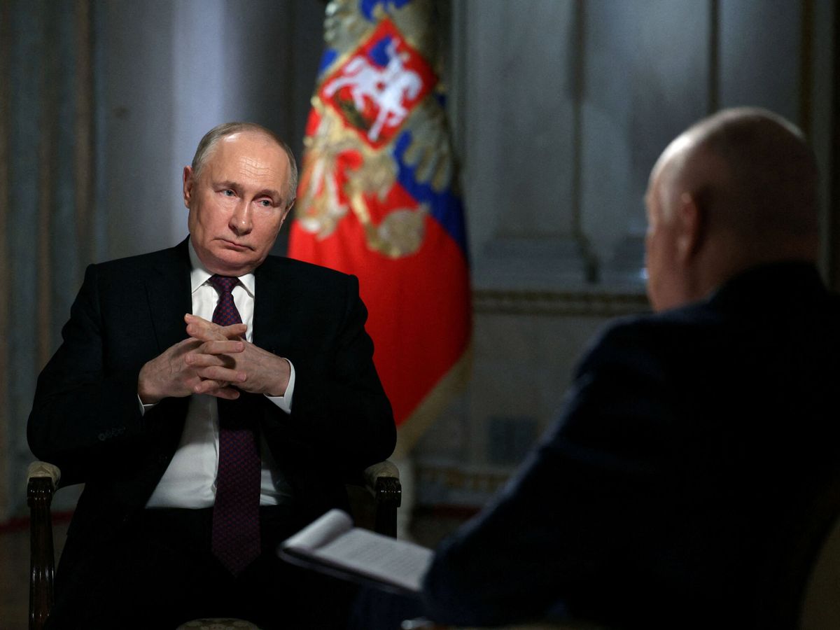 Foto: El presidente ruso Vladímir Putin en una entrevista. (Reuters/Pool/Sputnik Gavriil Grigorov)