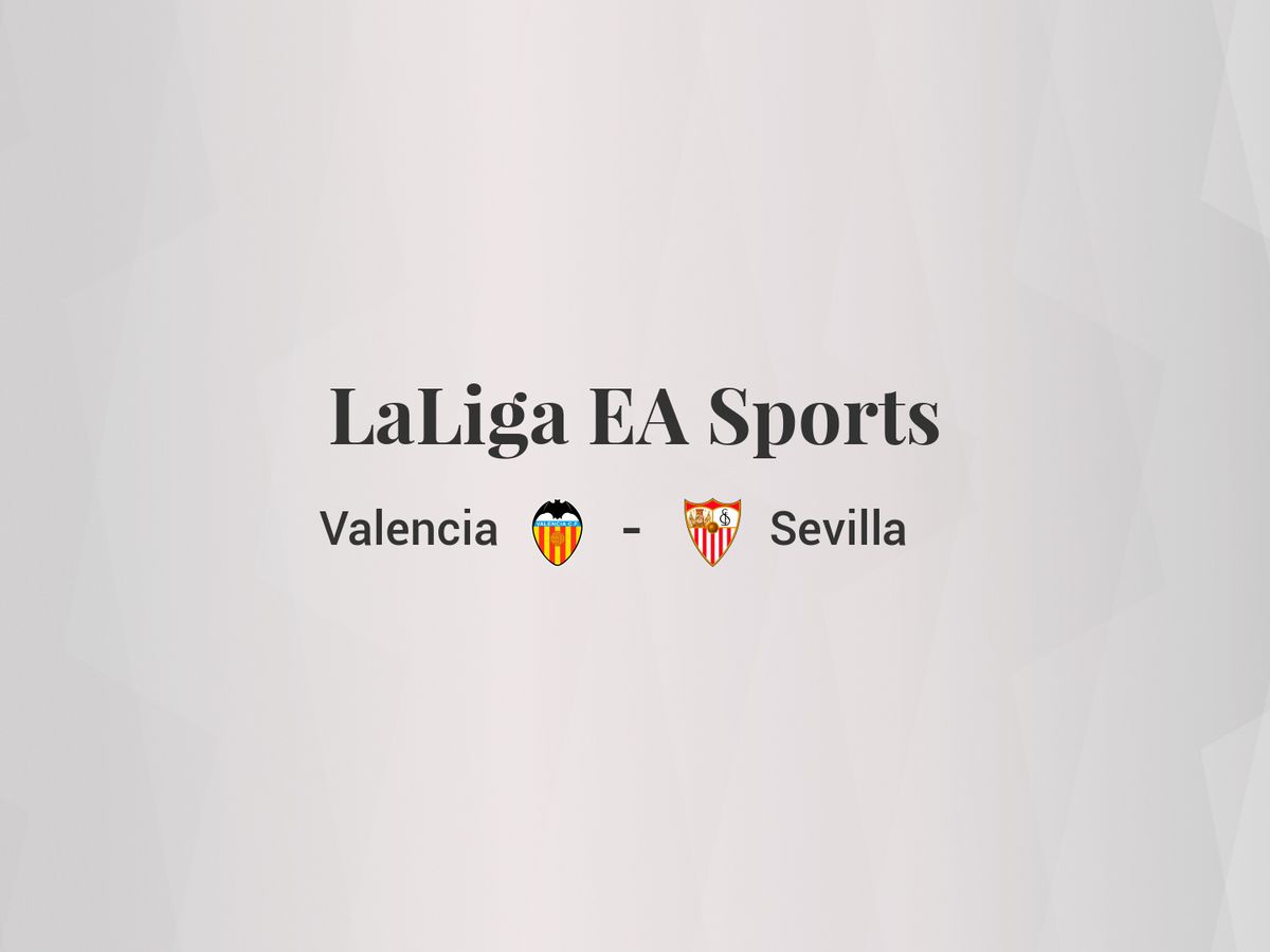 Foto: Resultados Valencia - Sevilla de LaLiga EA Sports (C.C./Diseño EC)