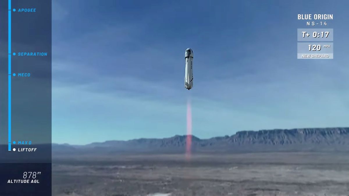 Así ha sido el viaje de Jeff Bezos al espacio: revive el primer vuelo con pasajeros de Blue Origin