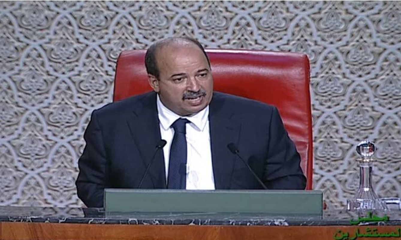 El presidente del Senado marroquí, Enaam Mayara. (Senado de Marruecos)