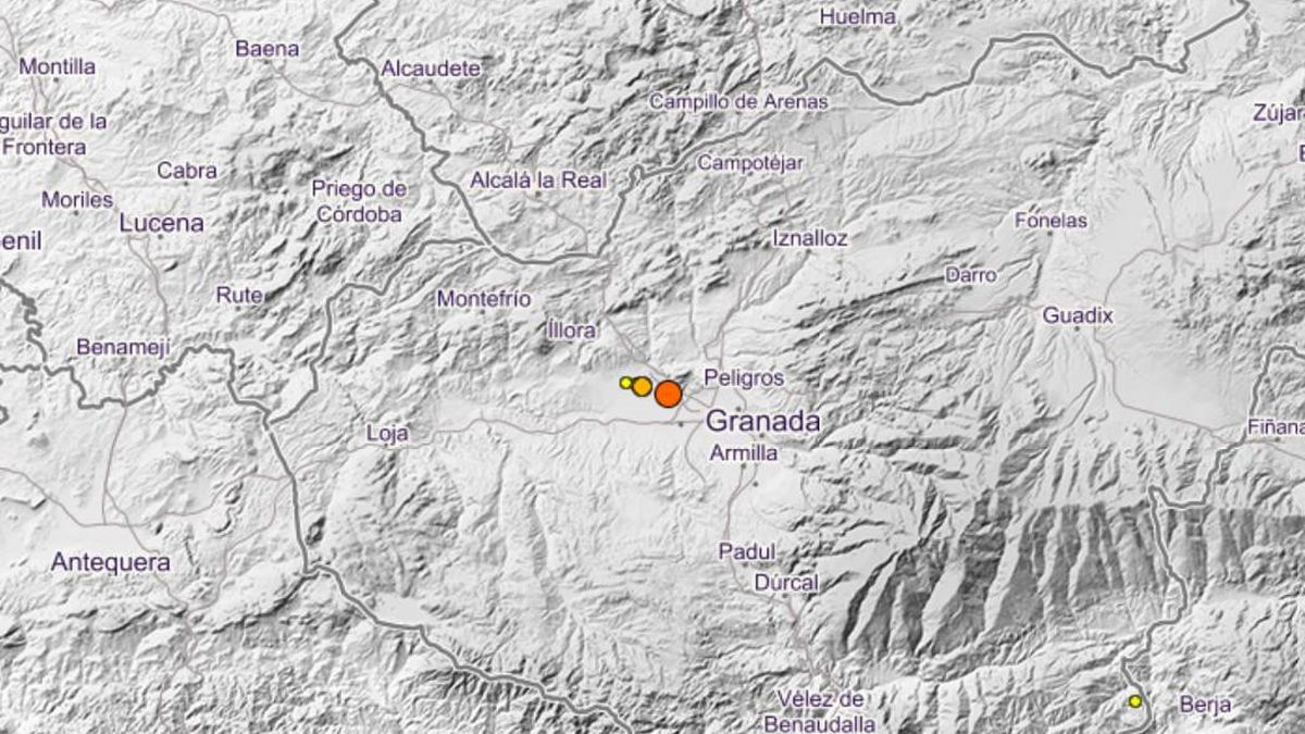 Registrado un terremoto de 3,6 grados en Granada, cerca de Pinos Puente