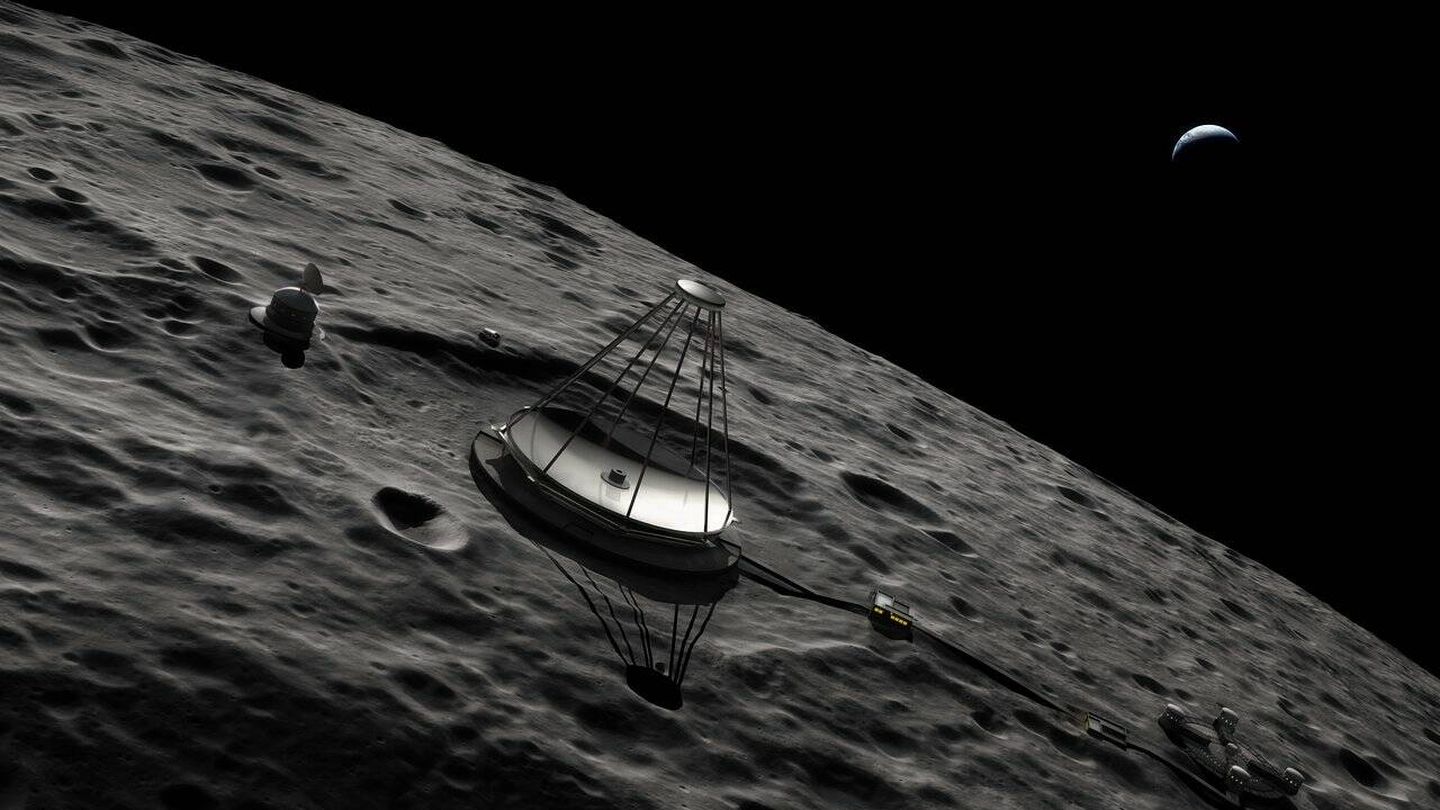 El proyecto de telescopio líquido lunar. (ESO)