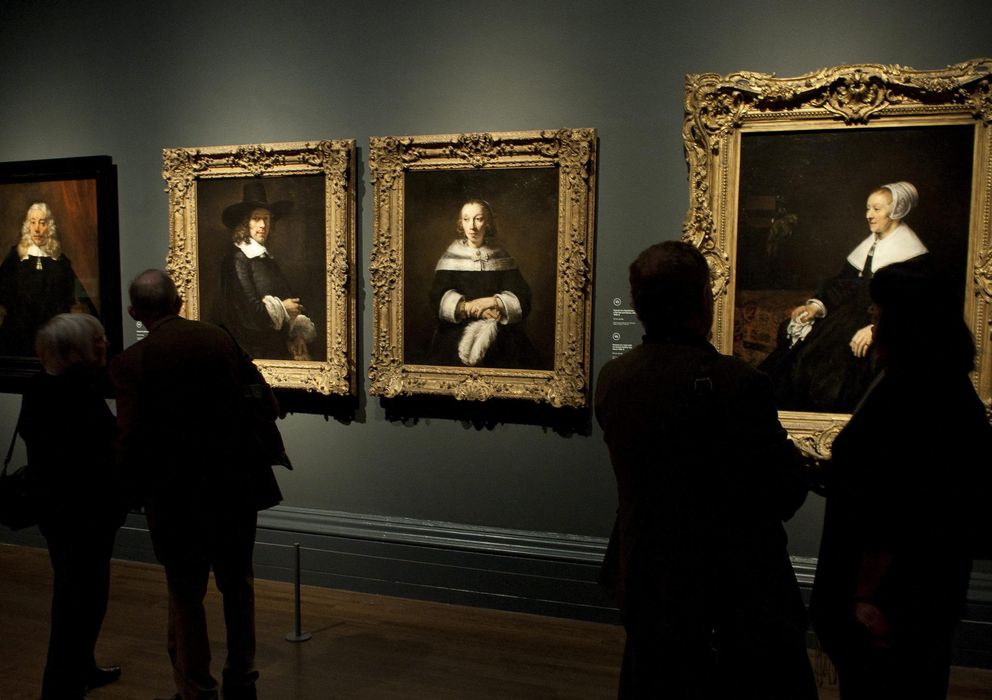 Foto: Presentación de la exposición londinense sobre Rembrandt (EFE)