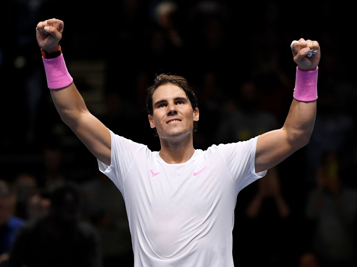 Rafael Nadal, tras vencer al griego Tsitsipas en Londres. (Reuters)