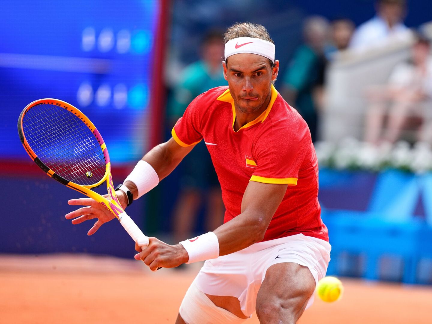 Nadal, en su partido de primera ronda contra Fucsovics (AFP7)