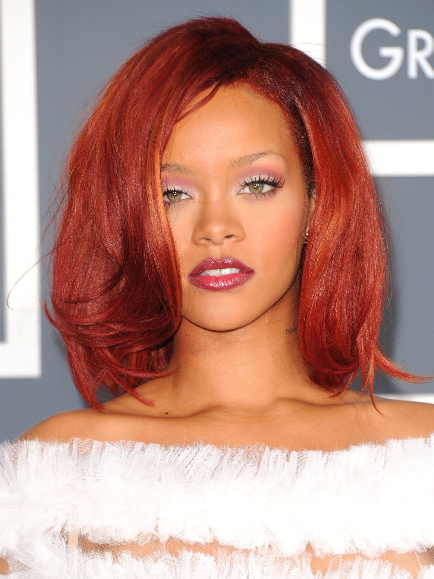El rojizo de Rihanna en 2011. (Getty/Jason Merritt)