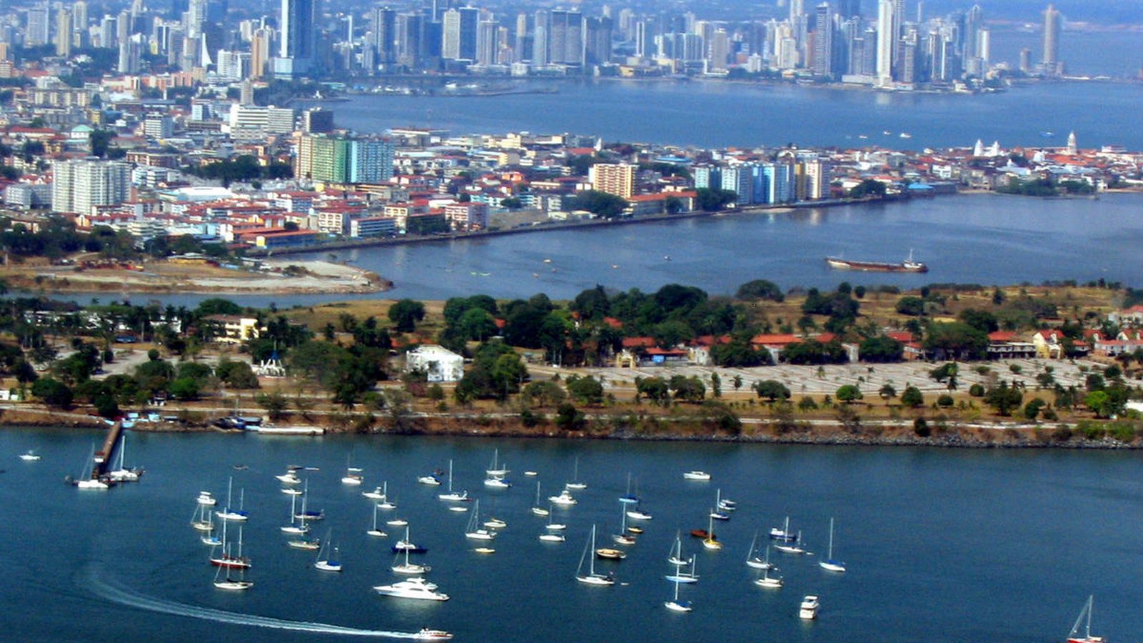 Foto: Vista aérea de Panamá. (CC/Dsasso)