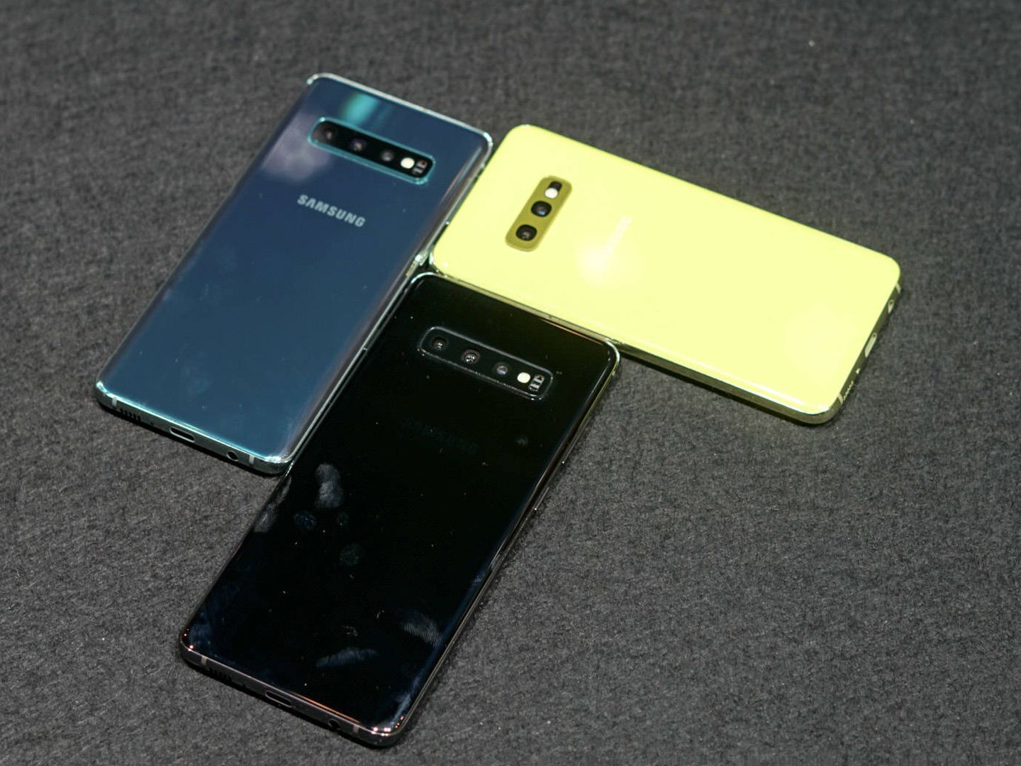 Samsung Galaxy S10, S10 Plus y S10 e. (M. Mcloughlin)