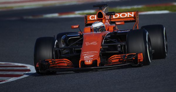 Foto: Fernando Alonso, en la pista de Montmeló.