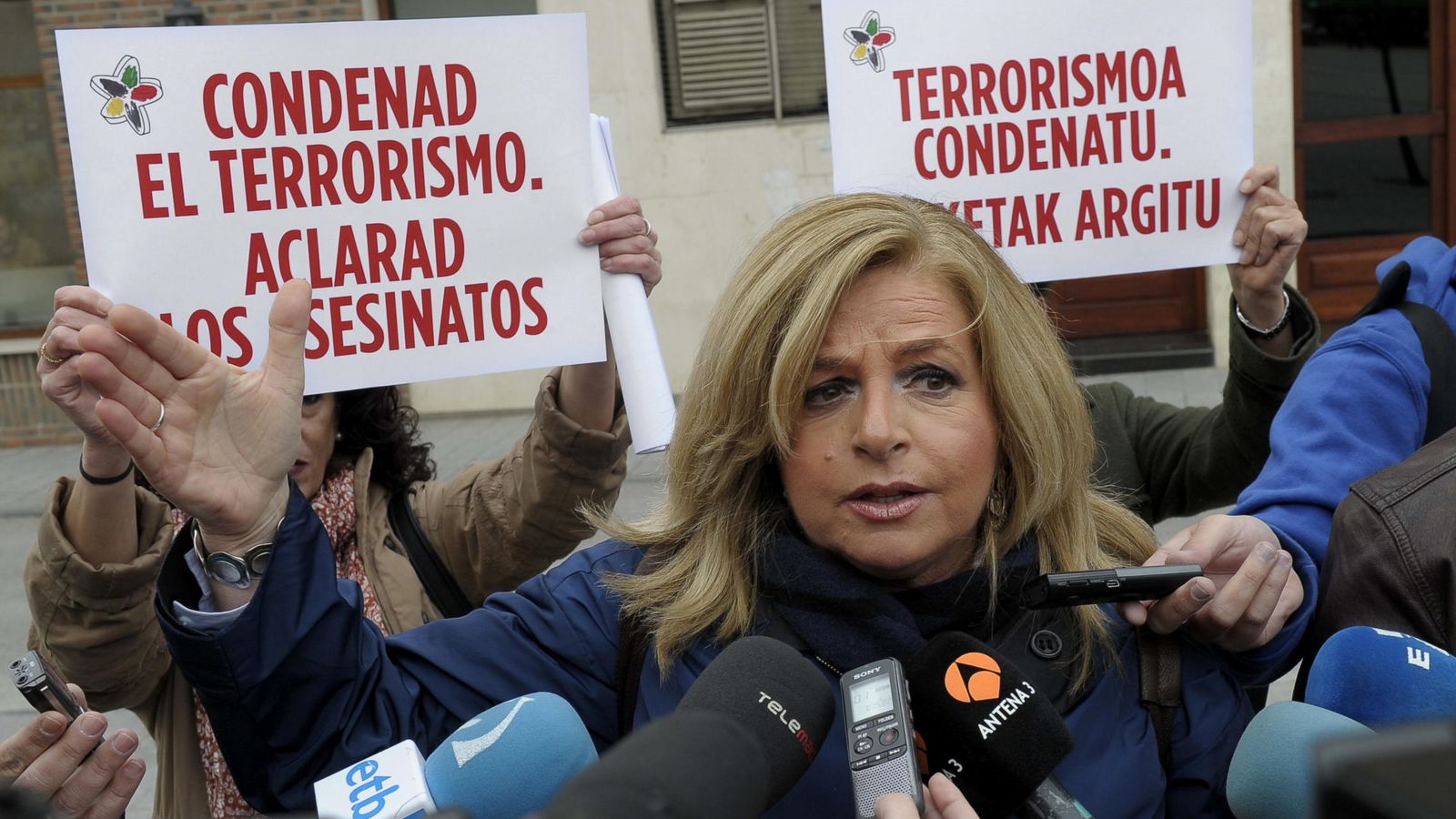 Foto: La presidenta del Colectivo de Víctimas del Terrorismo en el País Vasco (Covite), Consuelo Ordóñez. (EFE)