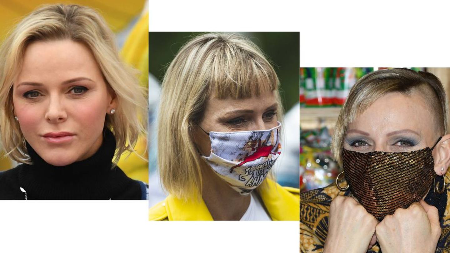 Los cambios de look de Charlène de Mónaco en 2020. (Cordon Press / Getty)