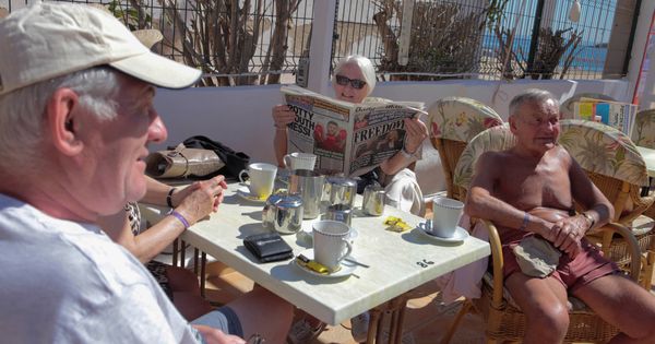 Foto: Turistas británicos en Magaluf, Mallorca. (Reuters)