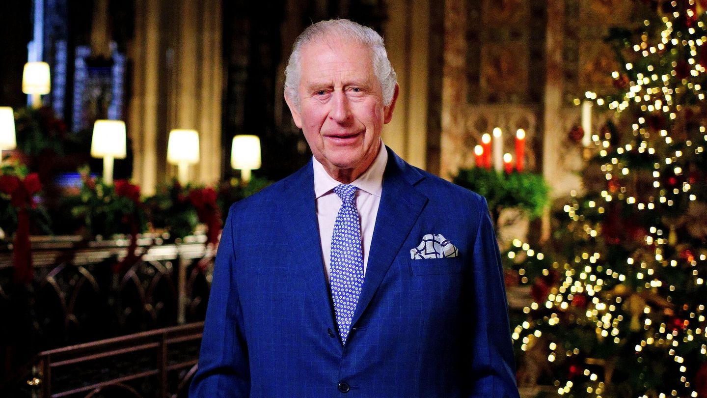 El rey Carlos III durante su discurso. (Reuters/Pool/Victoria Jones)