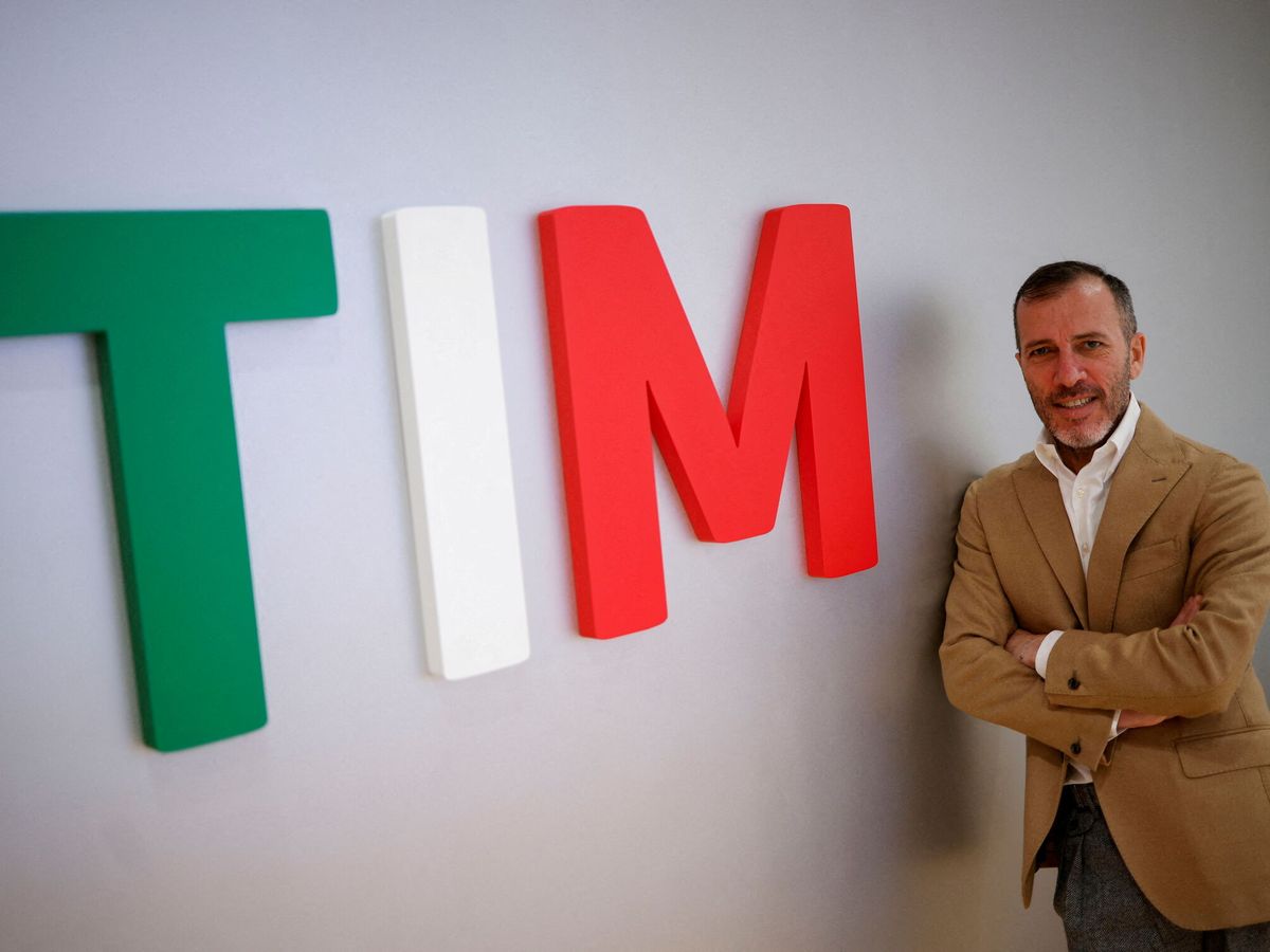 Foto: Pietro Labriola, CEO de Telecom Italia. (Guglielmo Mangiapane/Reuters) 