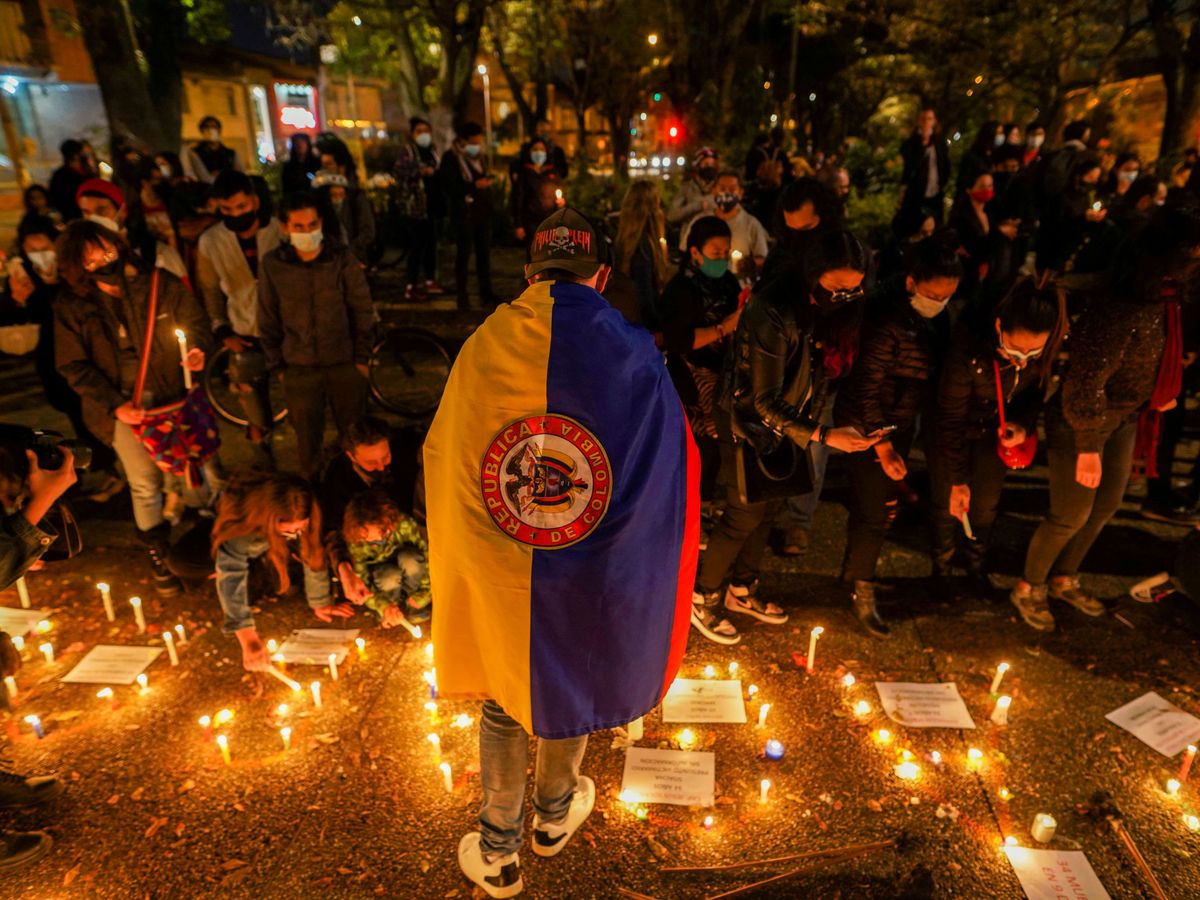 Foto: Protestas en Bogotá. (Reuters)