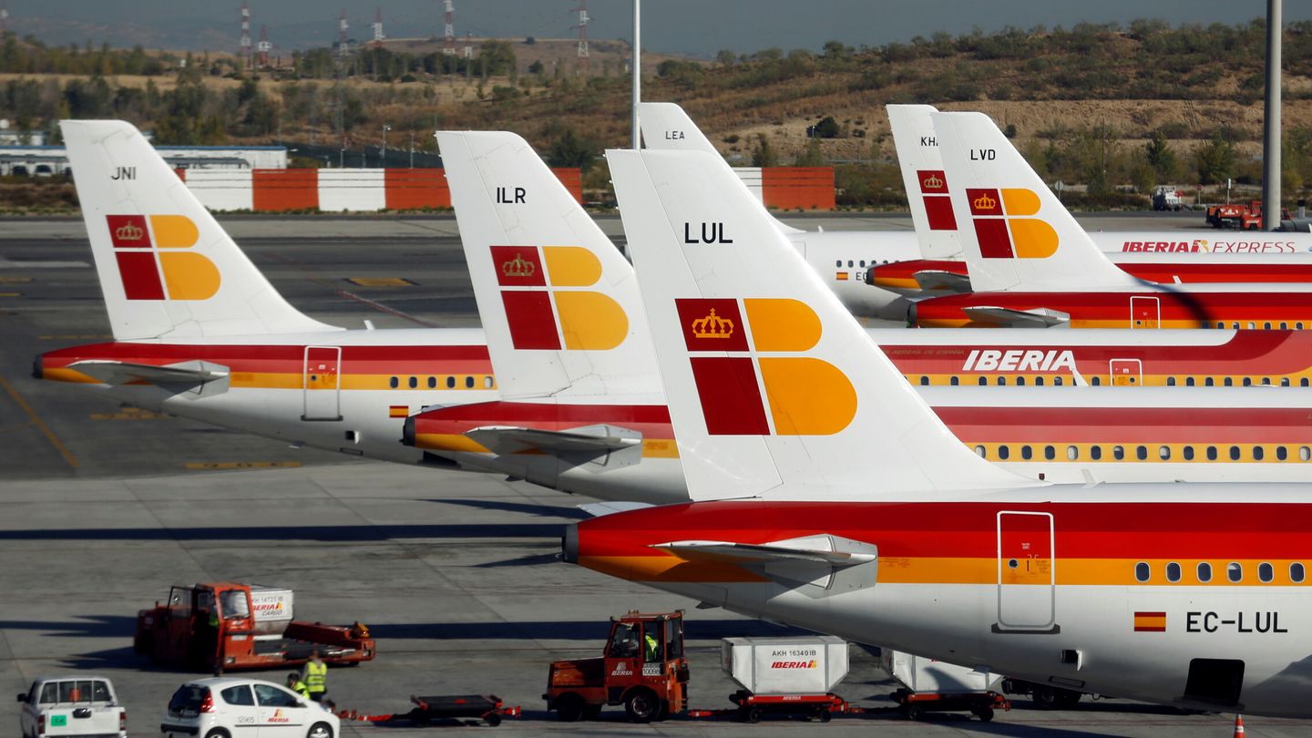 Aviones de Iberia. (EFE)