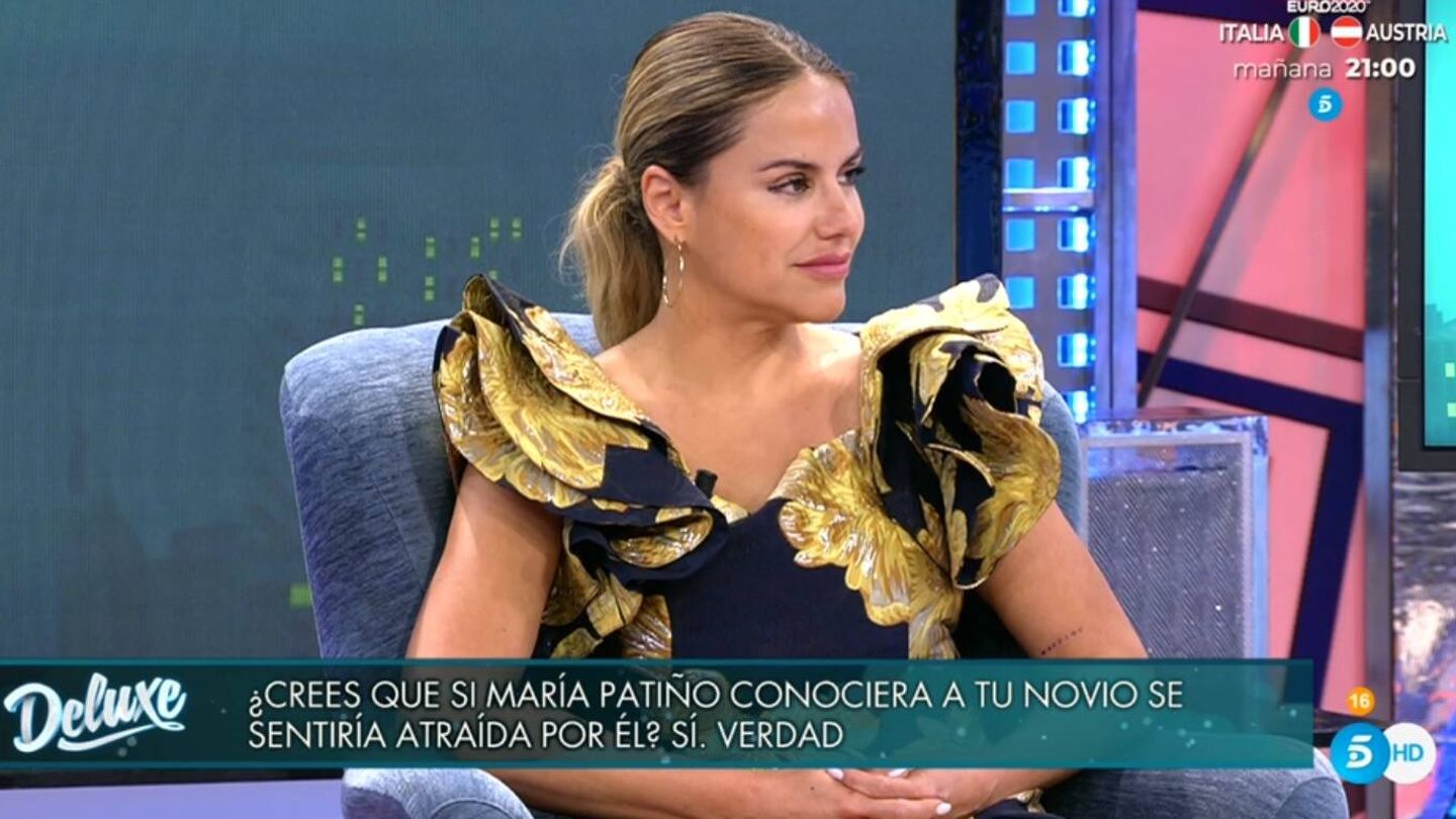 Mónica Hoyos, en 'Viernes Deluxe'. (Telecinco).
