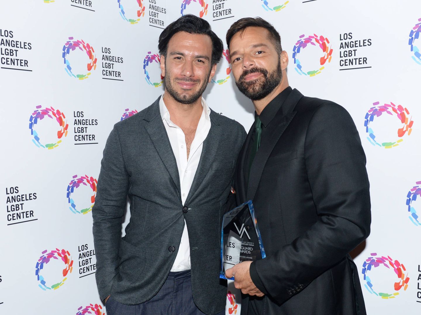 Ricky Martin y su marido, Jwan Yosef. (Getty)