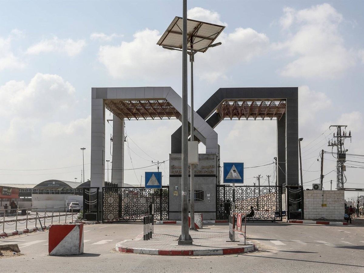 Foto: El paso de Rafá, en la frontera entre Egipto y la Franja de Gaza. (Abed Rahim Khatib/Europa Press)