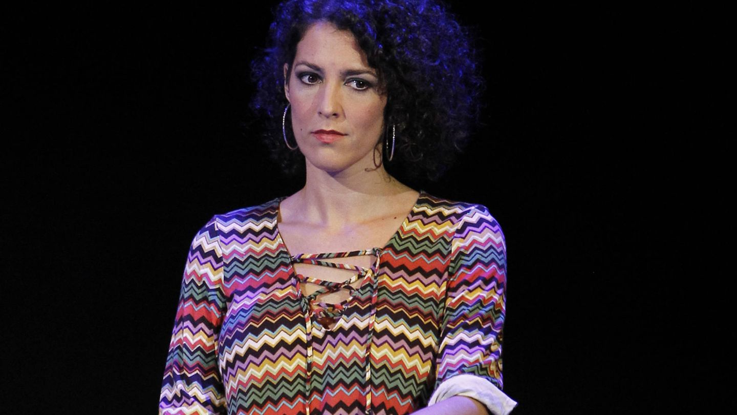 Rocío Madrid en el año 2013 durante el musical 'Marta tiene un marcapasos'. (Gtres)