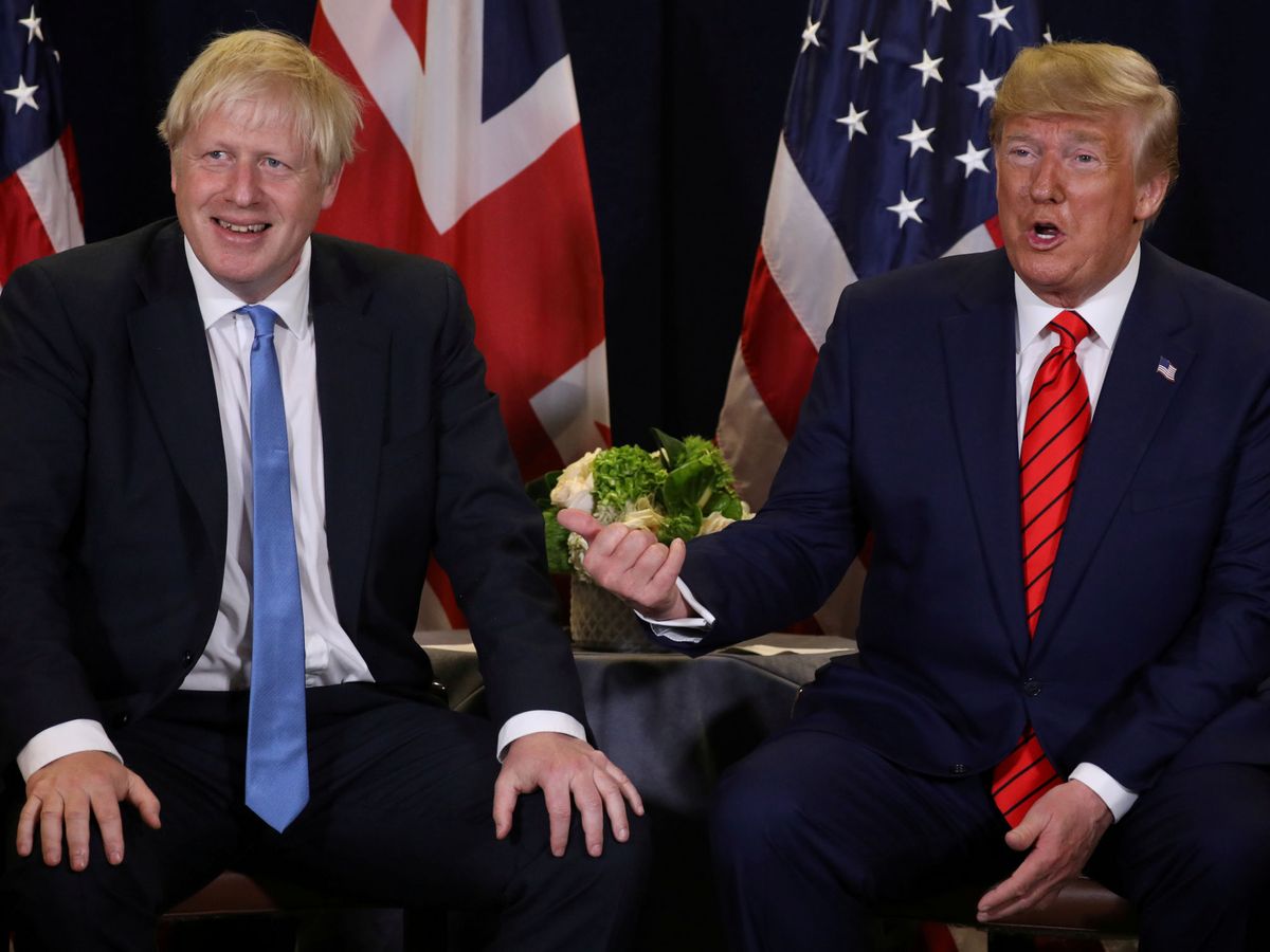 Foto: Boris Johnson y Donald Trump (Reuters)