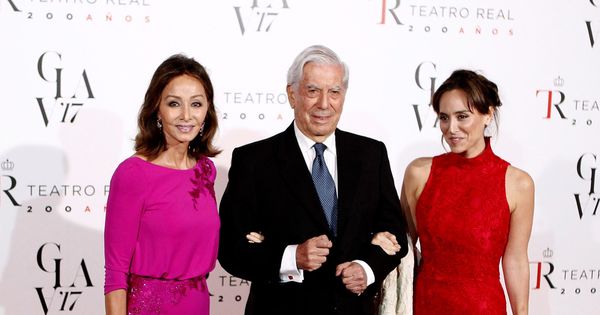 Foto: Isabel Preysler, Mario Vargas Llosa y Tamara Falcó, en una imagen de archivo. (EFE)