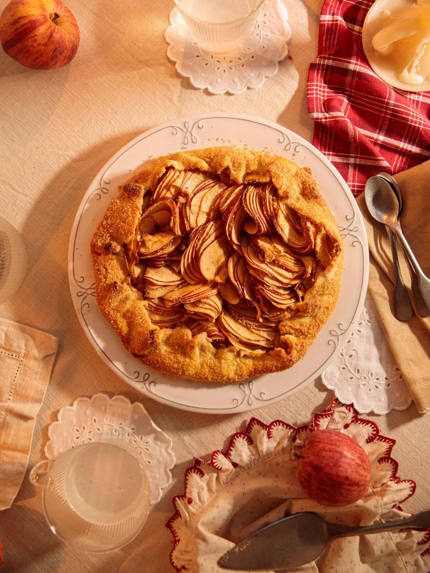 Receta de tarta de manzana de Zara Home. (Cortesía/Zara Home)