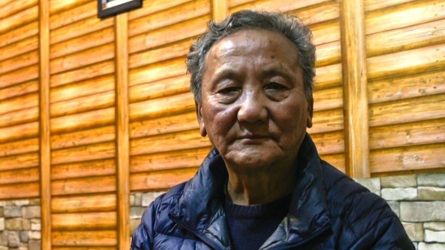 El activista tibetano Lobseng Yonden. (A.L.M.)