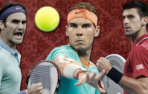 Nadal, Djokovic y Federer se reparten el pastel de los Masters 1.000