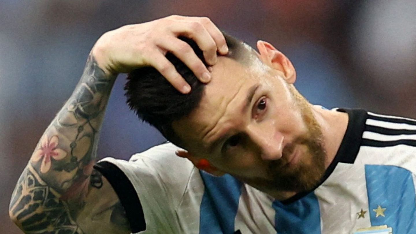 Messi, tras el 2-2. (Reuters/Hannah Mckay)
