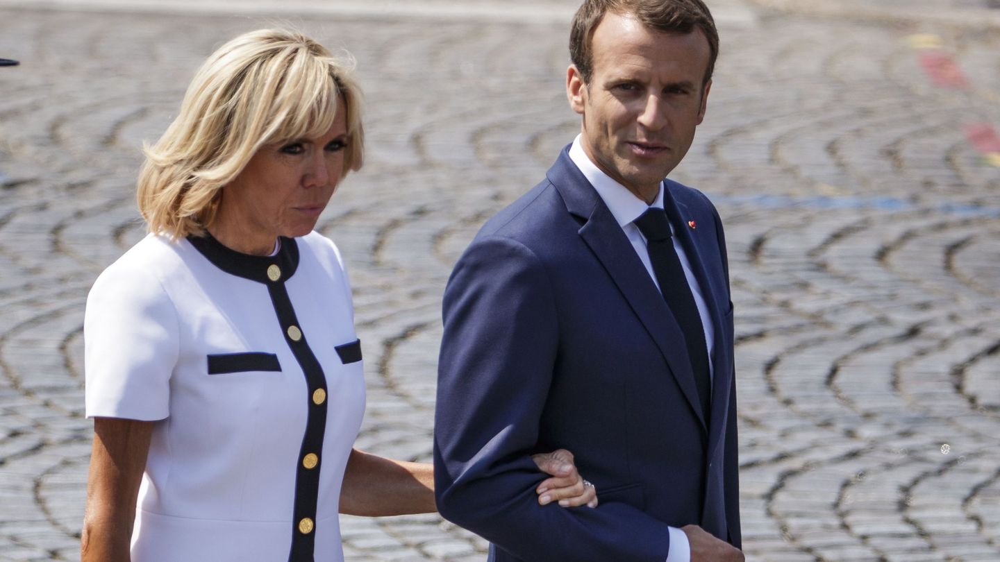 El matrimonio Macron. (EFE)