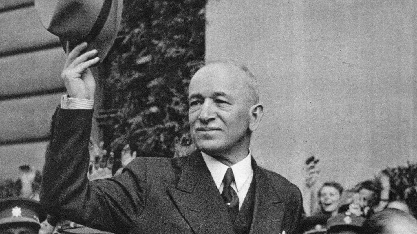 Fotografía de Edvard Beneš en 1945.