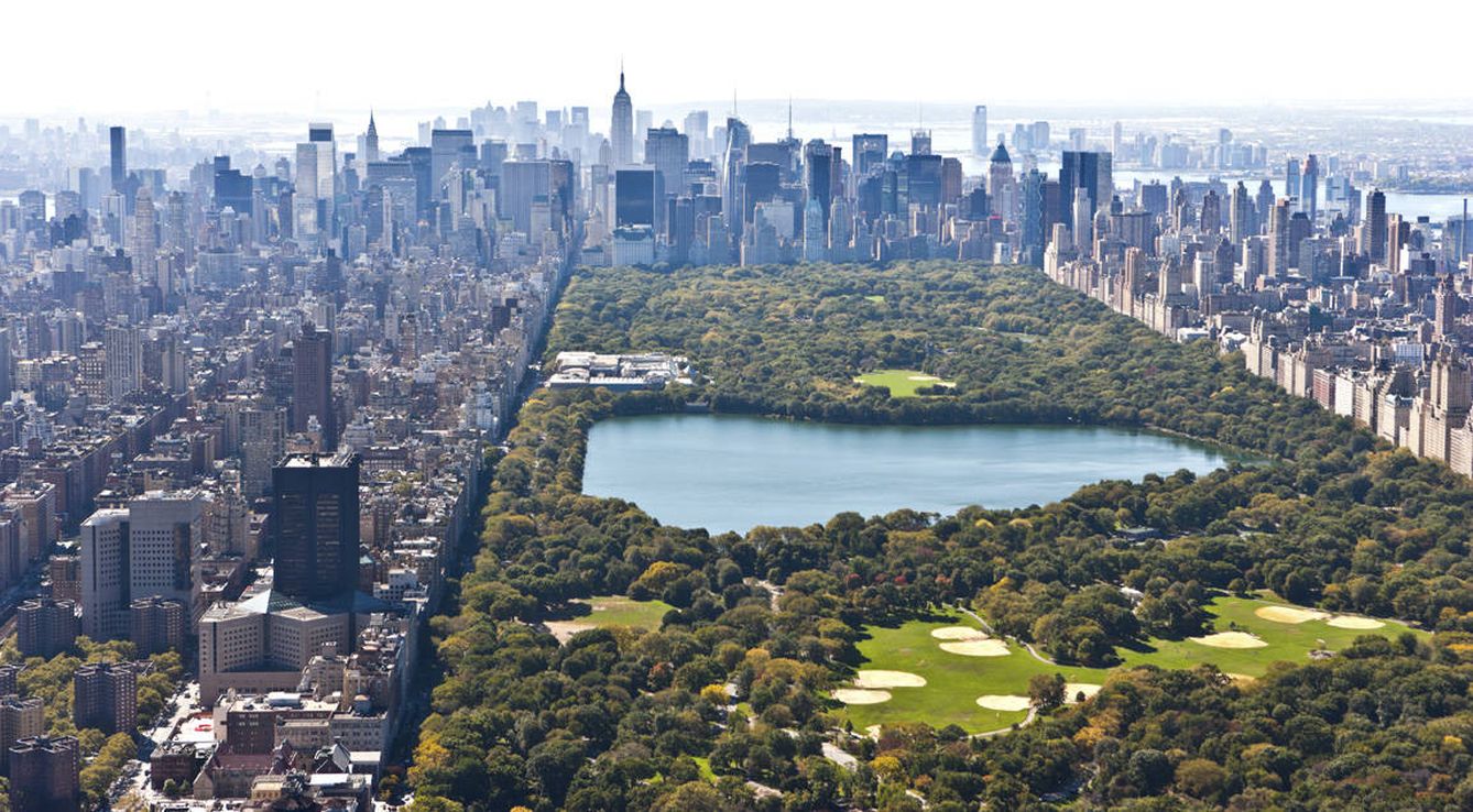 Central Park dibuja un rectángulo perfecto en el callejero de Nueva York