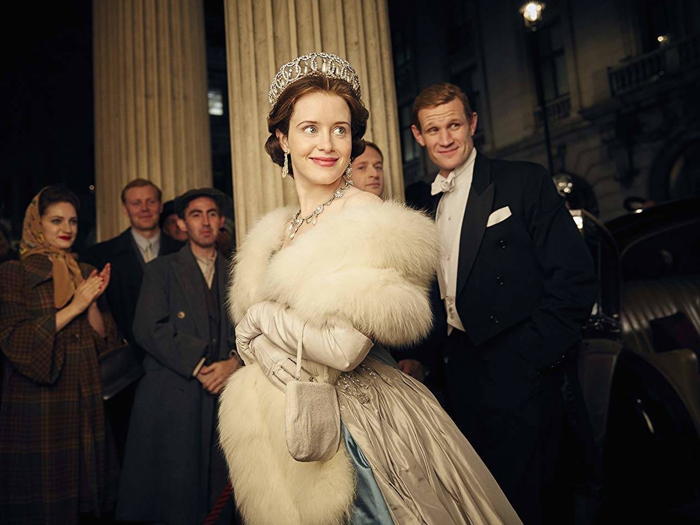Claire Foy como Isabel II de Inglaterra en 'The Crown'. (Netflix)