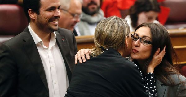 Foto: La nueva diputada de Unidos Podemos Sol Sánchez, sustituta de Íñigo Errejón que renunció ayer a su acta de diputado. (EFE)