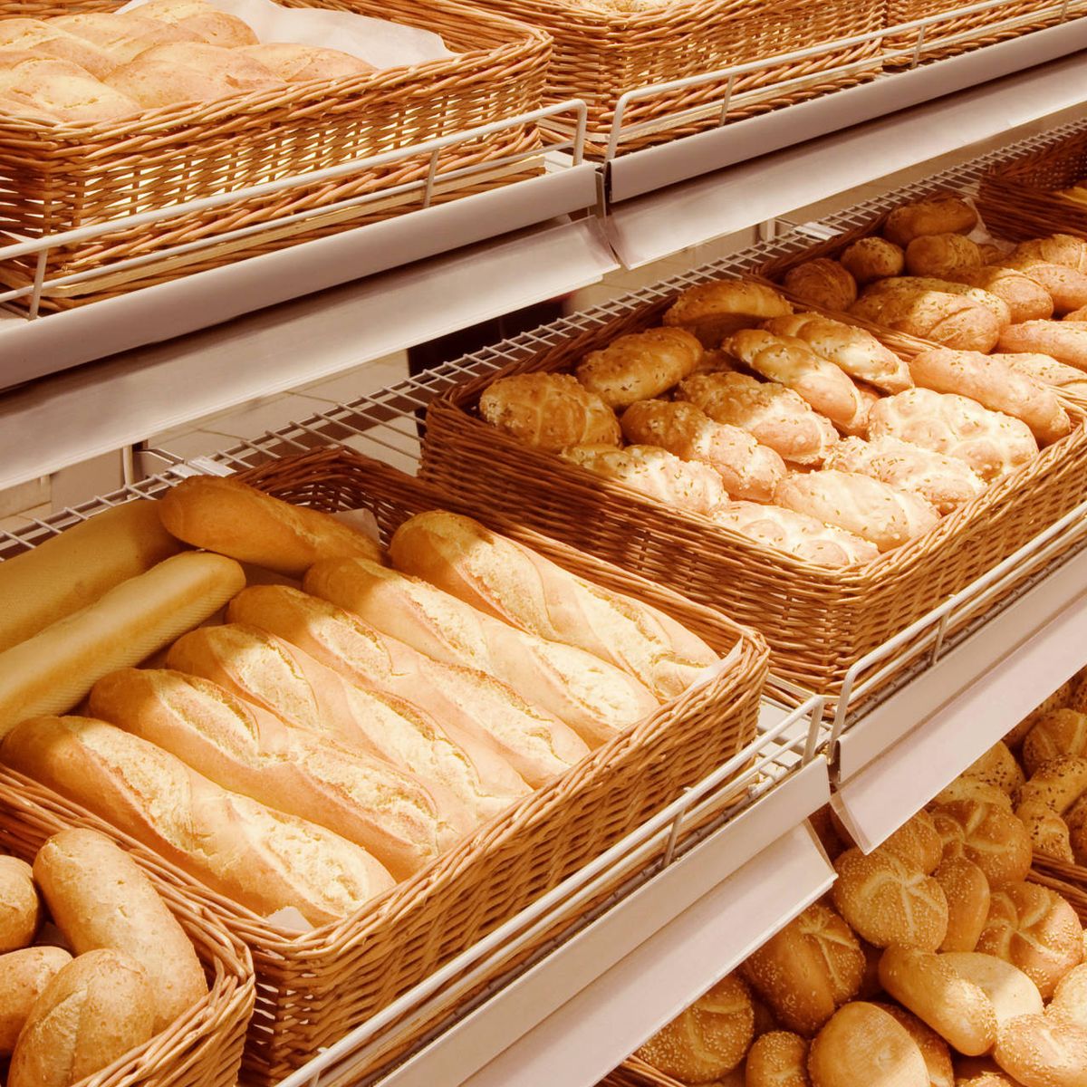 Tipos de barras de pan que hay en una panadería