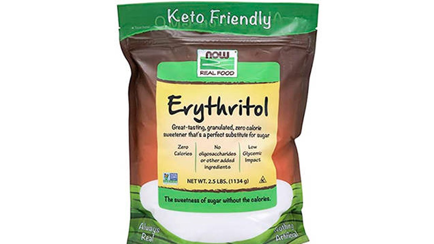 Eritritol puro de bajo impacto glucémico Now Foods 