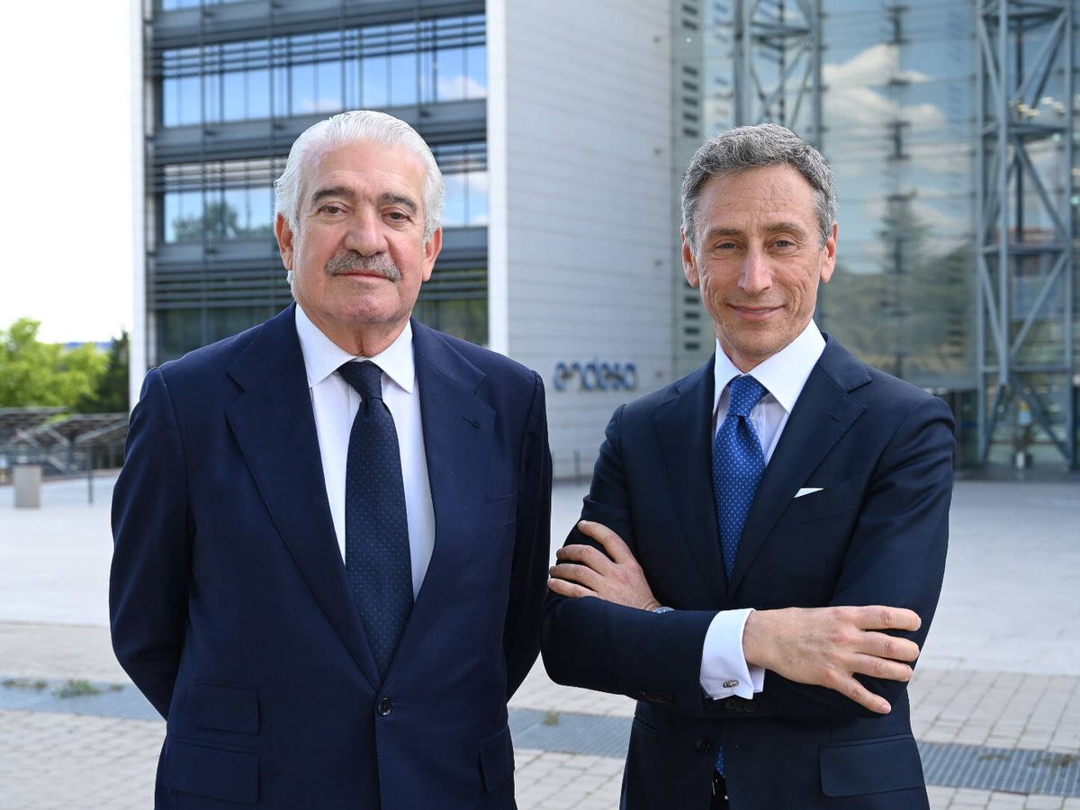 Foto: El CEO de Endesa, José Bogas, y el director financiero, Marco Palermo. (Foto cedida por Endesa)