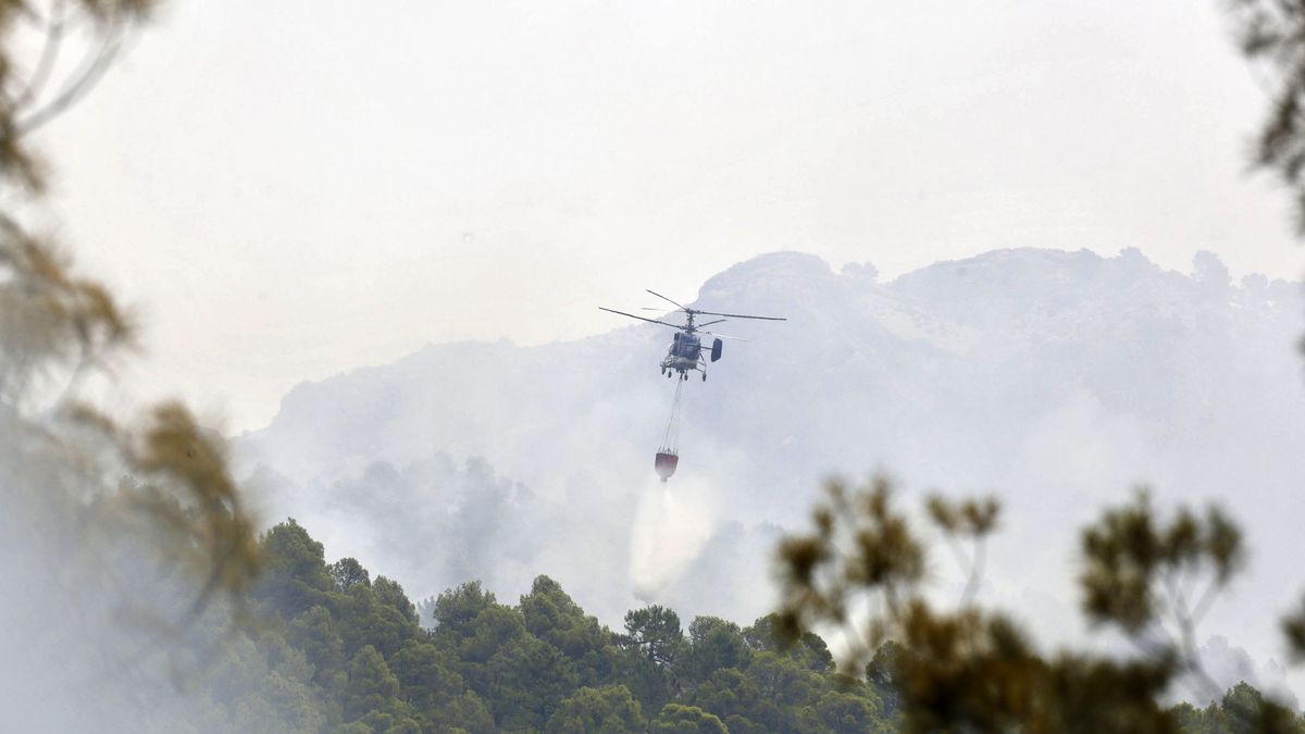 El incendio de Yeste (Albacete) supera las 2.000 hectáreas y sigue fuera de control 