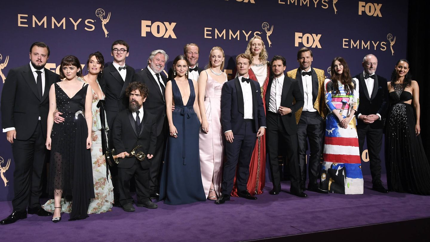  El reparto de la serie en los Emmy de 2019. (Getty)