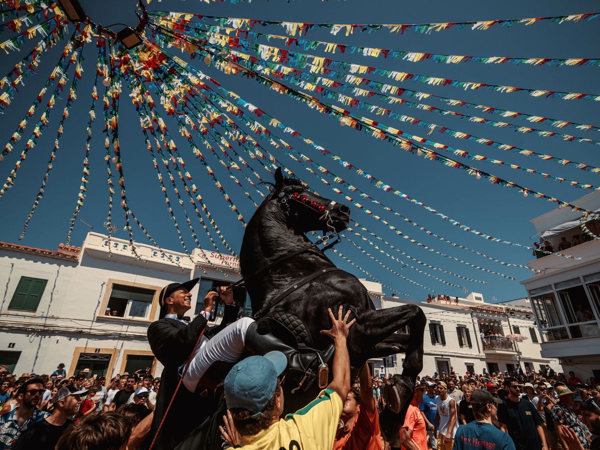 Foto: Fiestas de Sant Antoni en Fornells. (Matthias Oesterle/ZUMA Press Wire)