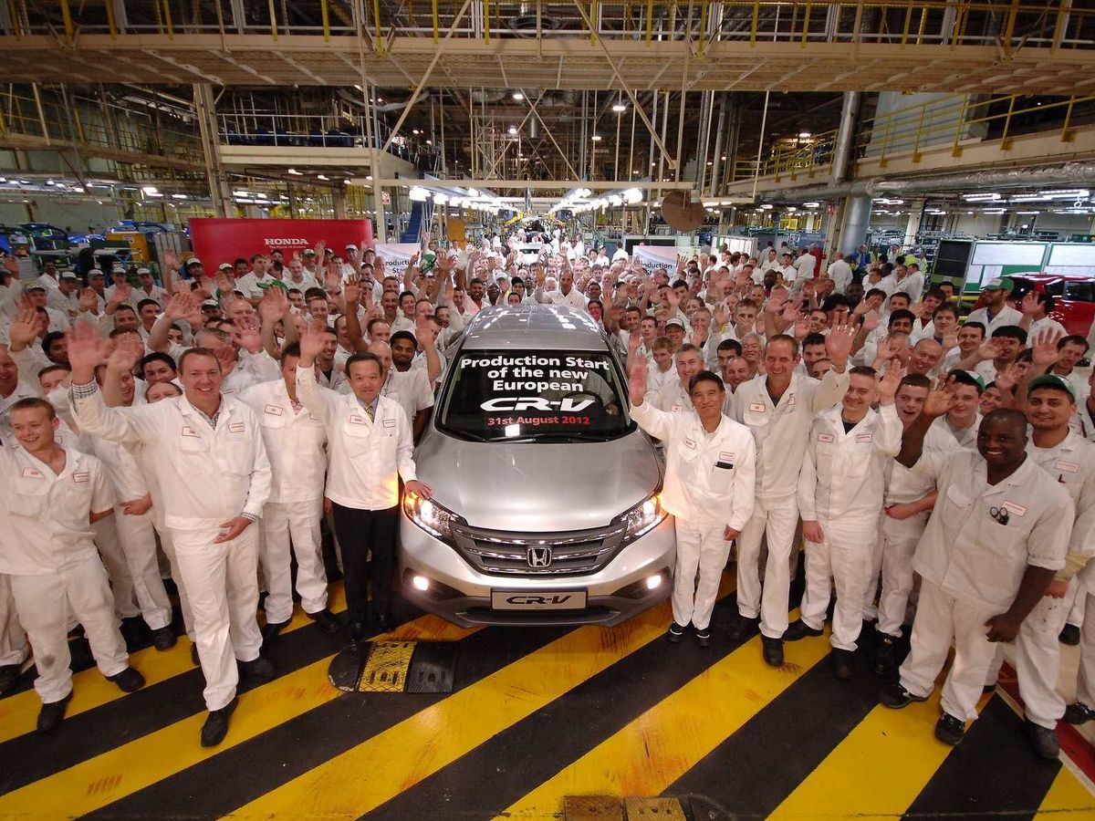 Foto: La planta británica de Honda fabricó Accord, Jazz, CR-V y más recientemente el Civic compacto. 
