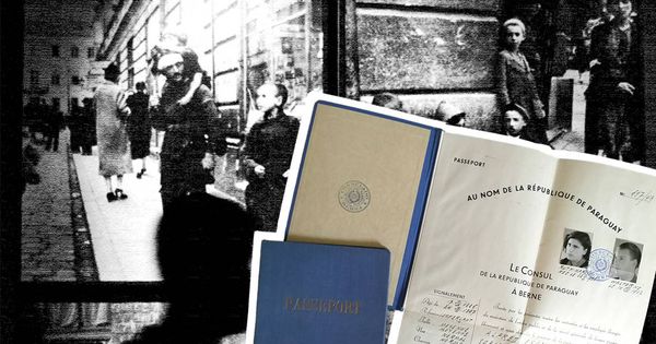 Foto: Una imagen del gueto de Varsovia con pasaportes falsos paraguayos utilizados por la red clandestina. (EC)