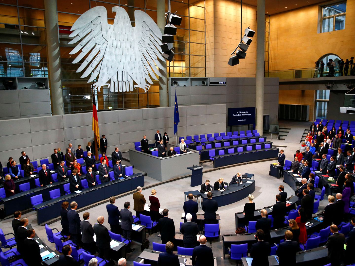 Debate en el Bundestag, el 12 de diciembre de 2017. (Reuters)