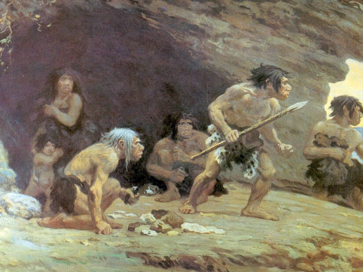 Foto: Representación del Paleolítico. (Wikipedia)