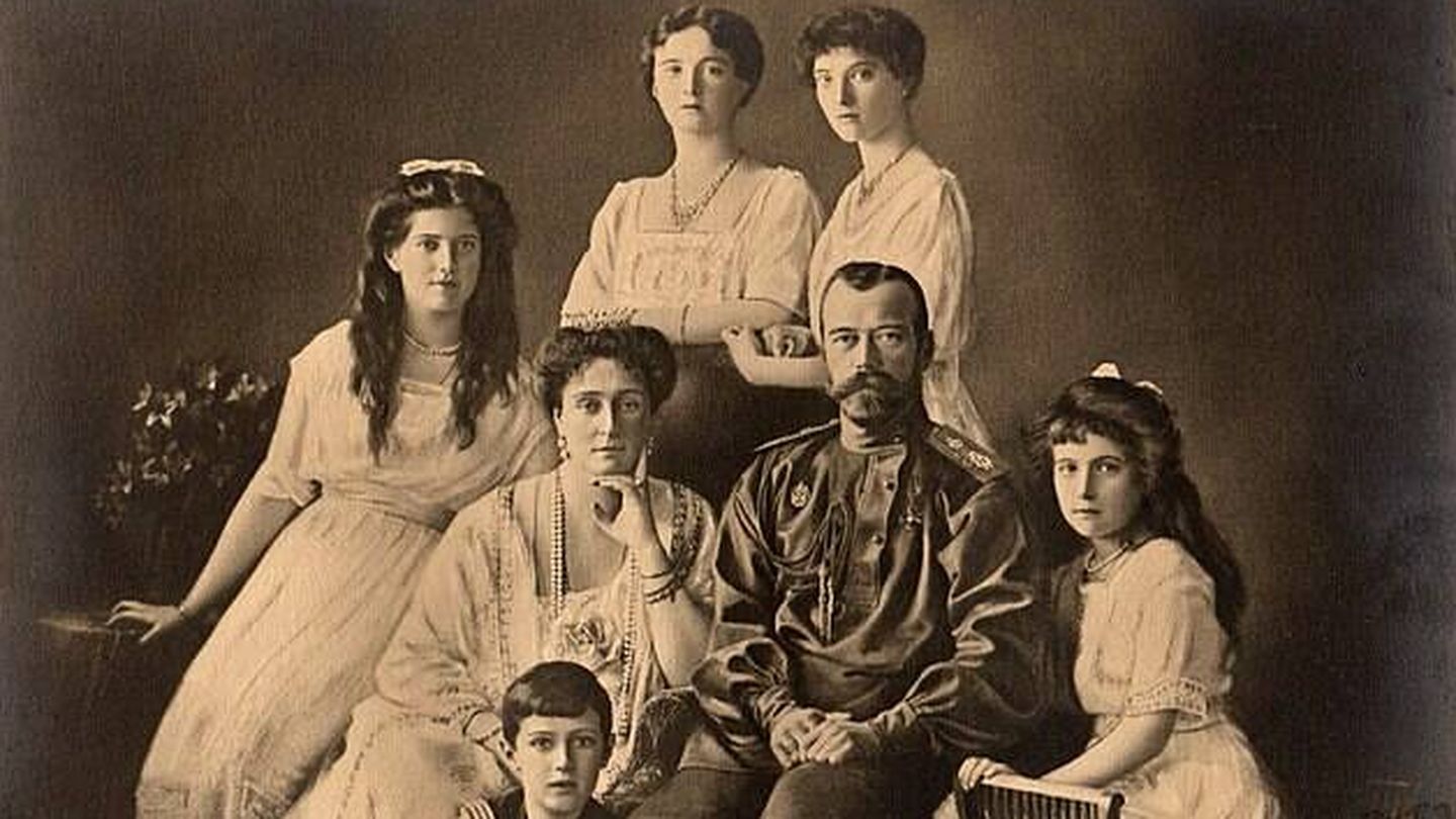 La familia Romanov.
