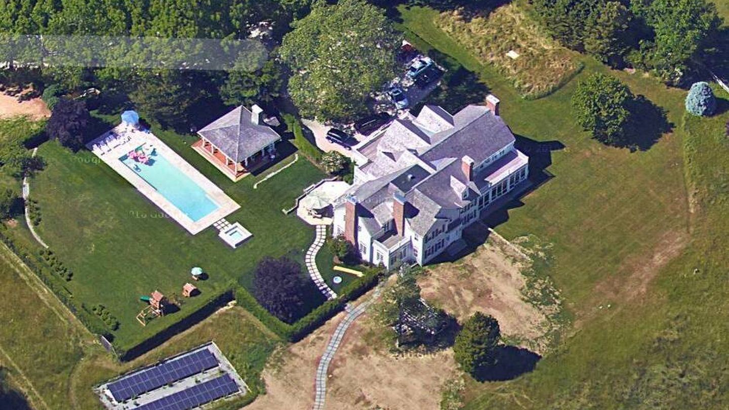 Una vista aérea de la casa de los Baldwin. (Google Maps)