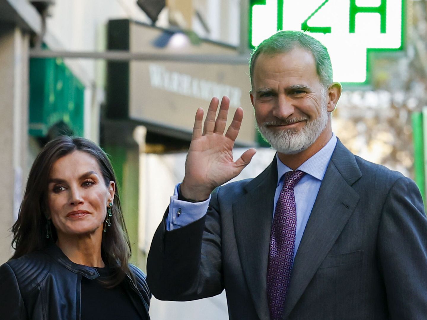 Los reyes Felipe y Letizia. (EFE/Javier Lizón)