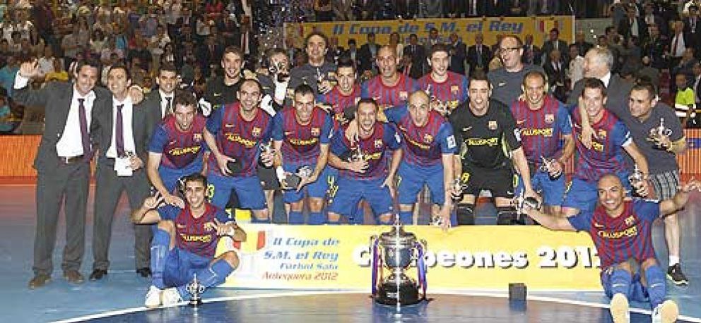 Foto: El FC Barcelona revalida título tras ganar a El Pozo de Murcia